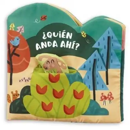 ¿QUIÉN ANDA AHÍ? Libro de tela Descuento
